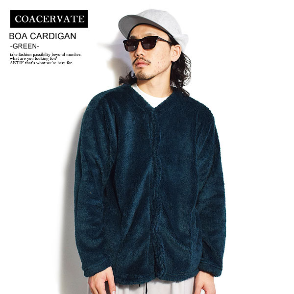 50OFF SALE Z[ RAZx[g COACERVATE BOA CARDIGAN -GREEN- 2123-016ss fB[X Y J[fBK {A Xg[g