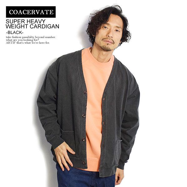 50OFF SALE Z[ RAZx[g COACERVATE SUPER HEAVY WEIGHT CARDIGAN -BLACK- 2221-016onbk Y J[fBK 