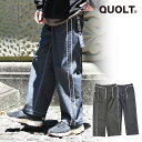 2023 冬 先行予約 1月上旬〜中旬入荷予定 クオルト QUOLT PIPING-LINE DENIM 901t-1727 メンズ パンツ 送料無料 キャンセル不可