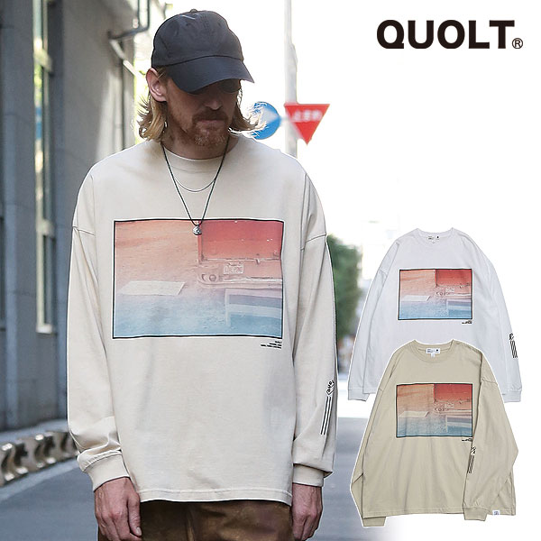 2025 春 先行予約 3月上旬~中旬入荷予定 クオルト QUOLT KAHUKU-RED TEE 901t-1826 メンズ Tシャツ 送料無料 キャンセル不可