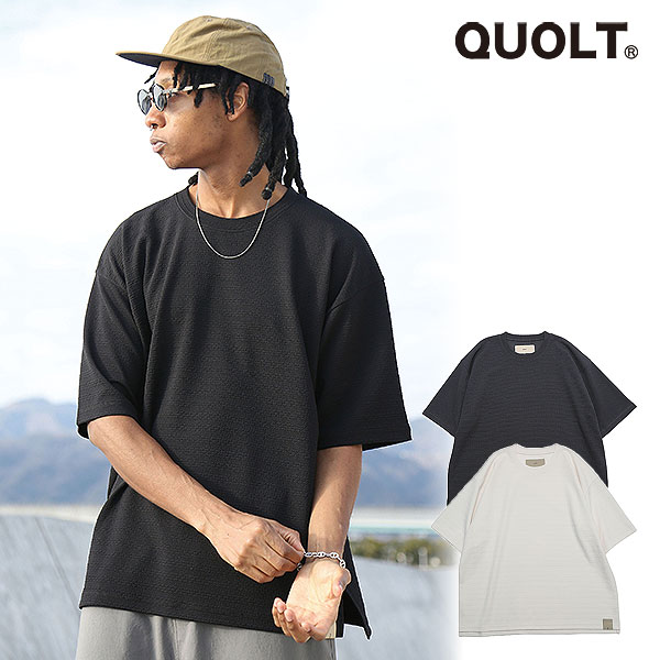 クオルト QUOLT KNIT-BORDER CUTSEW 901t-1916 メンズ カットソー 送料無料