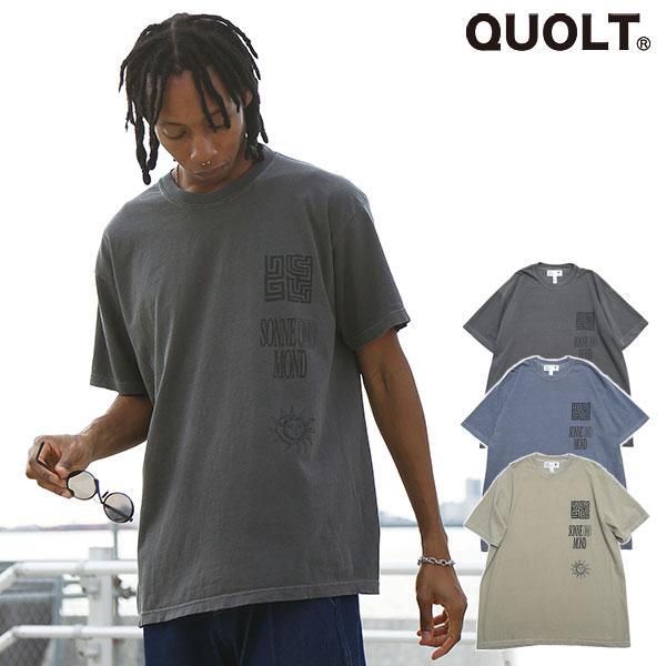 Rakuten - クオルト QUOLT PIGMENT TEE (S～Lサイズ) 901t-1928 メンズ Tシャツ 送料無料