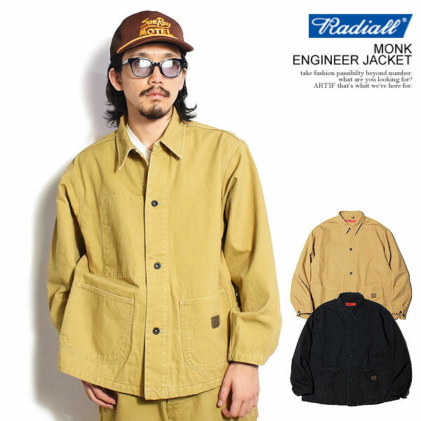 40%OFF SALE セール ラディアル RADIALL MONK - ENGINEER JACKET rad-22aw-jk003 radiall メンズ ジャケット カバーオール ワークジャケット 送料無料 ストリート