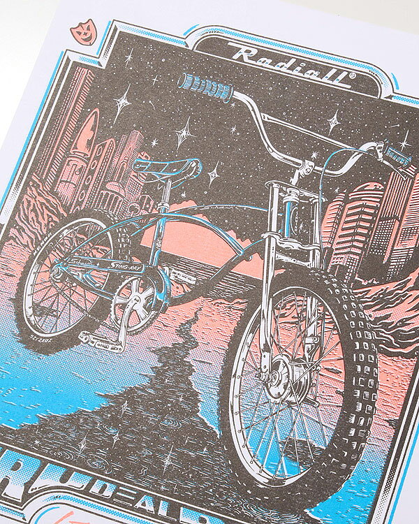 niskyのラディアル RADIALL STINGRAY - RISOGRAPH POSTER rad-acc004 radiall メンズ ポスター インテリア 雑貨 A3サイズ ストリート｜アングル3