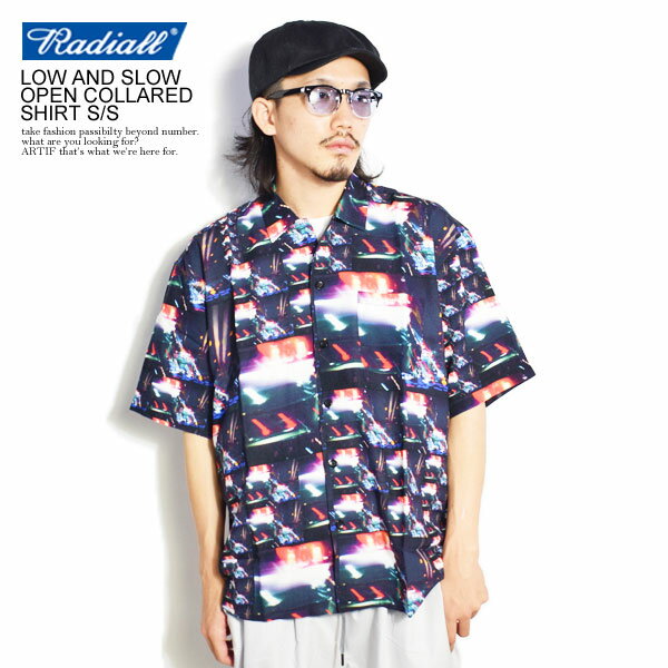 40％OFF SALE セール ラディアル RADIALL LOW AND SLOW - OPEN COLLARED SHIRT S/S rad-21aw-sh006 radiall メンズ レディース シャツ オープンカラーシャツ 半袖 送料無料 ストリート