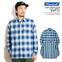 ラディアル RADIALL CHEV - REGULAR COLLARED SHIRT L/S rad-24ss-sh003 radiall メンズ シャツ 長袖 チェック ストライプ 送料無料 ストリート