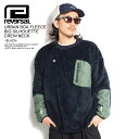 50OFF SALE Z[ o[T reversal URBAN BOA FLEECE BIG SILHOUETTE CREW NECK -BLACK- rv21aw206b Y N[lbN {A t[X  Xg[g rvddw