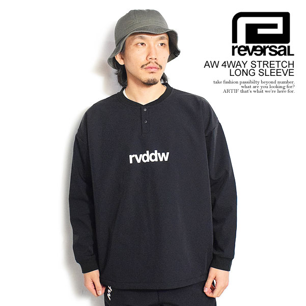 o[T reversal AW 4WAY STRETCH LONG SLEEVE rv23aw154 Y OX[u w[lbN Xgb` rvddw  Xg[g