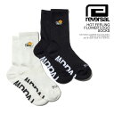 リバーサル reversal HOT FEELING FLOWER LOGO SOCKS rv23aw704 メンズ ソックス ハイソックス ストリート rvddw