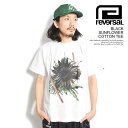 リバーサル reversal BLACK SUNFLOWER COTTON TEE rv23ss007 メンズ Tシャツ 半袖 rvddw 送料無料 ストリート