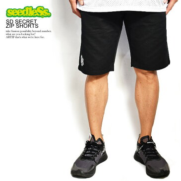 シードレス seedleSs sd secret zip shorts sd19sp-st01 レディース メンズ ショーツ ショートパンツ ハーフパンツ ストリート ファッション 送料無料 おしゃれ かっこいい カジュアル ファッション seedless