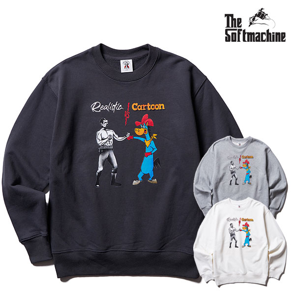 楽天nisky30％OFF SALE セール ソフトマシーン SOFTMACHINE GENERATION SWEAT（CREW NECK SWEAT） soft23aw-gnrsw メンズ スウェット 送料無料