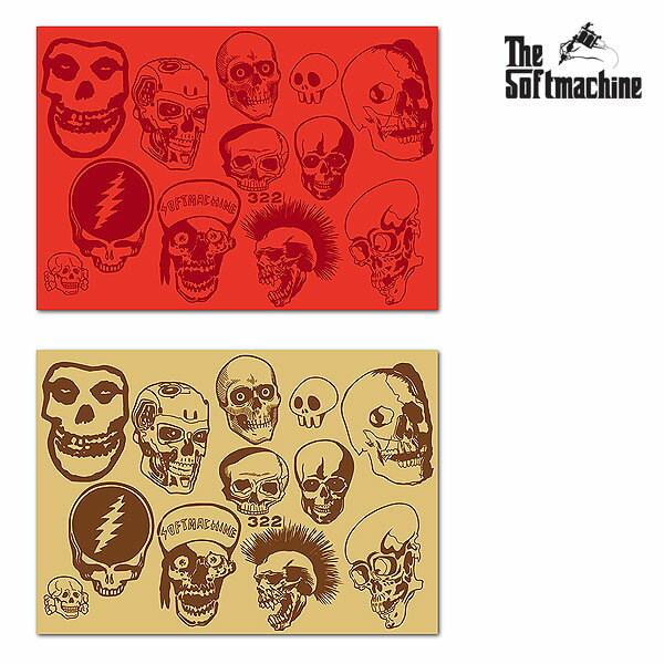 ソフトマシーン SOFTMACHINE SKULLS FLASH(FLASH) soft23sv-sklfla メンズ ポスター