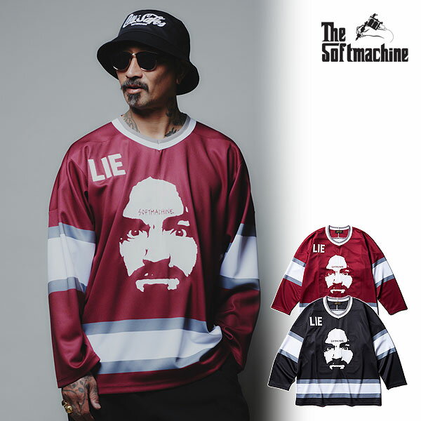 \tg}V[ SOFTMACHINE LIE-HT(MESH HOCKEY SHIRTS) soft24ss-lieht Y zbP[Vc 