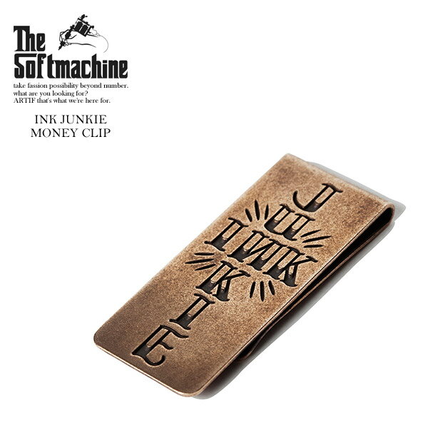 楽天niskyソフトマシーン SOFTMACHINE INK JUNKIE MONEY CLIP soft19sm-clip メンズ レディース マネークリップ 送料無料 ストリート
