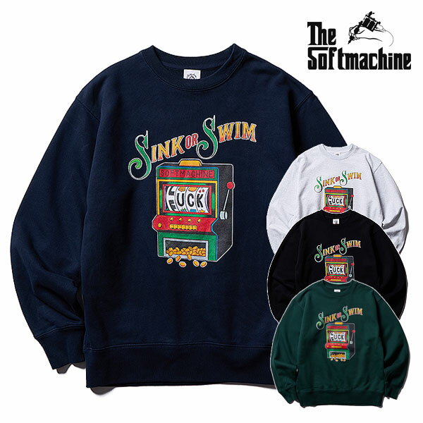 Other - ソフトマシーン SOFTMACHINE SINK OR SWIM SWEAT (CREW NECK SWEAT) soft26ss-sossw メンズ スウェット 送料無料
