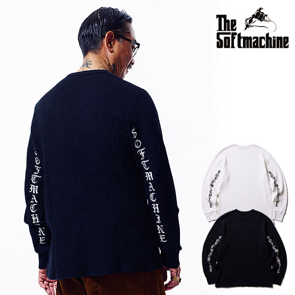 2026 秋冬 先行予約 9月～10月入荷予定 ソフトマシーン SOFTMACHINE LETTERED THERMAL (THERMAL) soft26aw-ltth メンズ Tシャツ 送料無料 キャンセル不可