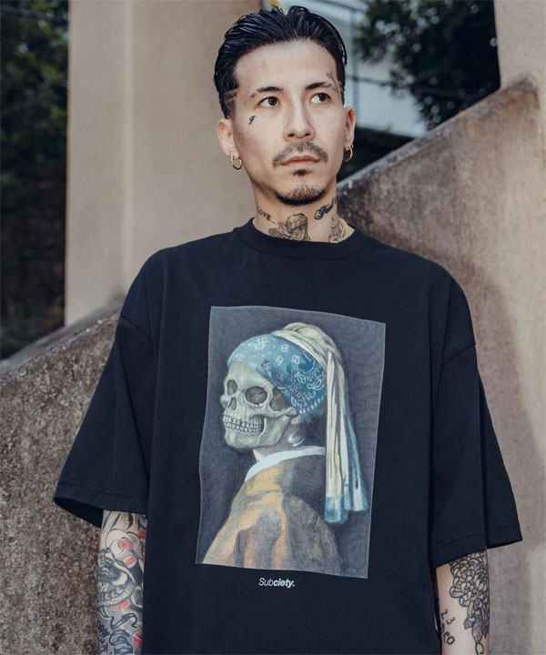 サブサエティ SUBCIETY SWAPE tee 105-40957 subciety メンズ Tシャツ 半袖 半袖Tシャツ グラフィックTシャツ 送料無料 ストリート