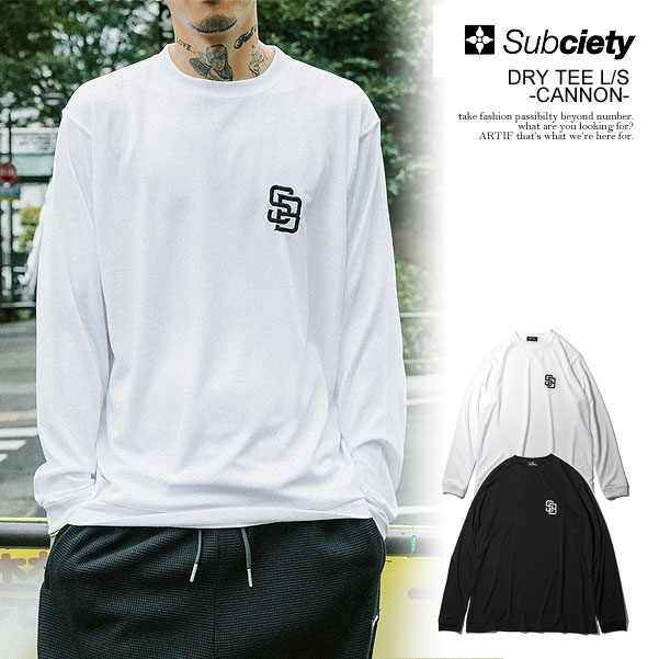 楽天niskyサブサエティスポーツ SBCY SPORT DRY TEE L/S -CANNON- 117-44085 subciety メンズ Tシャツ ドライTシャツ 長袖 送料無料 ストリート