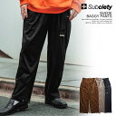 40OFF SALE Z[ TuTGeB SUBCIETY SUEDE BAGGY PANTS 105-01390 subciety Y pc oM[pc XG[h  Xg[g