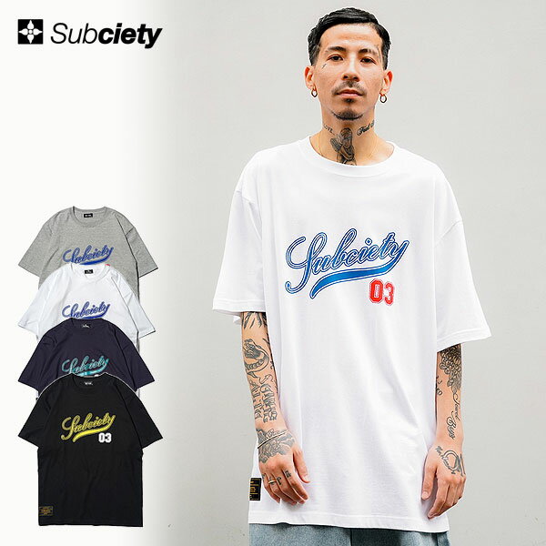 30OFF SALE Z[ TuTGeB SUBCIETY SUPPORTER TEE 105-40376 subciety Y fB[X TVc  BASEBALL  Xg[g