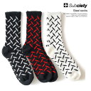 サブサエティ SUBCIETY Steel socks 105-87822 subciety メンズ ソックス 靴下 ハイソックス クルーソックス ストリート(4)