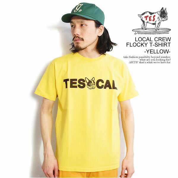 GhXT}[ The Endless Summer TES LOCAL CREW FLOCKY T-SHIRT -YELLOW- fh-23574312y Y TVc  TES USRbg  Xg[g