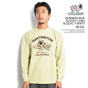 GhXT}[ The Endless Summer TES RUNNING BUHI FLOCKY LONG SLEEVE T-SHIRT -BEIGE- fh-23774342bg Y TVc  T  Xg[g