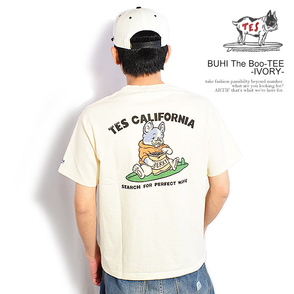 エンドレスサマー The Endless Summer TES BUHI The Boo-TEE -IVORY- fh-26574330i メンズ Tシャツ 半袖 TES USコットン 送料無料 ストリート