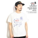 エンドレスサマー The Endless Summer TES VINTAGE SKATE BUHI T-SHIRT -WHITE- ft-24574342w メンズ Tシャツ 半袖 TES USコットン 送料無料 ストリート