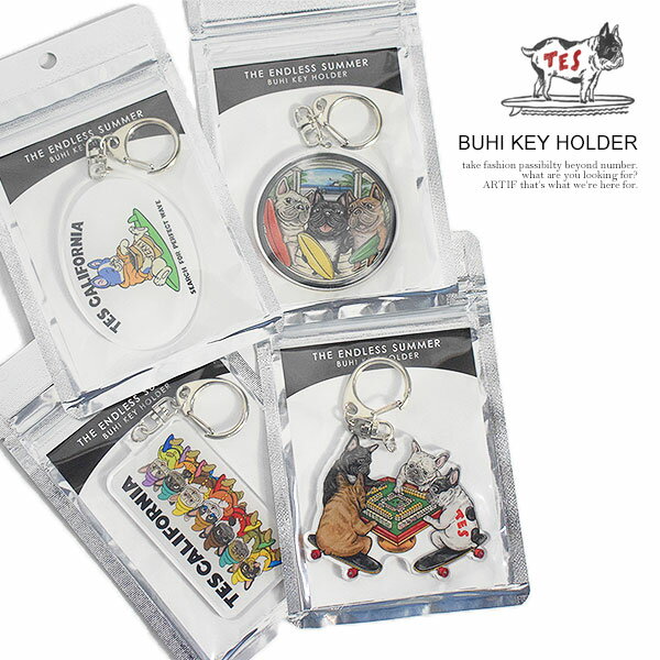 エンドレスサマー The Endless Summer TES BUHI KEY HOLDER sd-26174702a メンズ キーホルダー キーリング BUHI ストリート アメカジ サーフ 西海岸