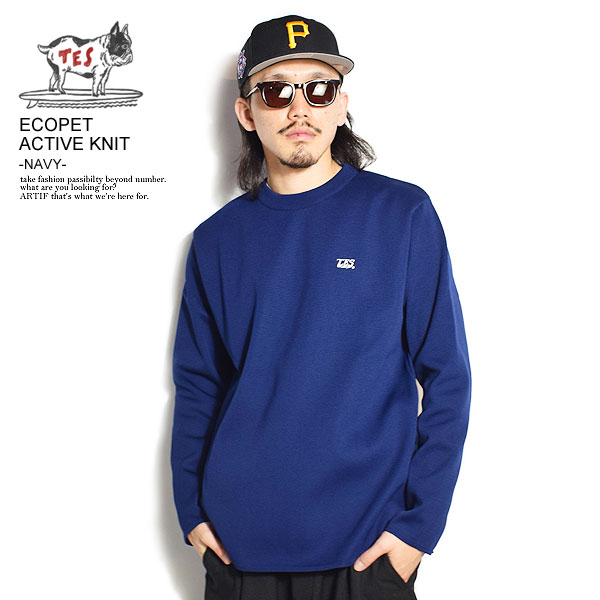 GhXT}[ The Endless Summer TES ECOPET ACTIVE KNIT -NAVY- as-1774332 fB[X Y jbg N[lbN {  Xg[g   JWA t@bV C tes