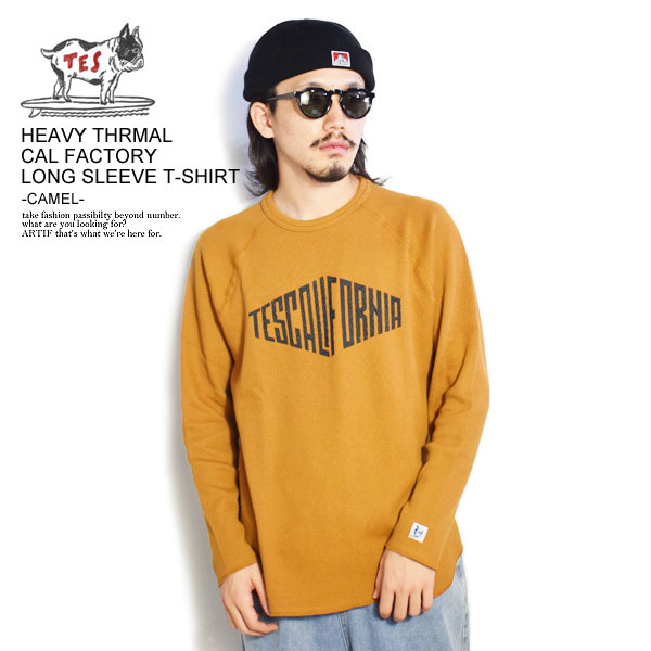 GhXT}[ The Endless Summer TES HEAVY THRMAL CAL FACTORY LONG SLEEVE T-SHIRT -CAMEL- fh-1774307 fB[X Y TVc  TVc T  Xg[g   JWA t@bV AJW C tes tVc