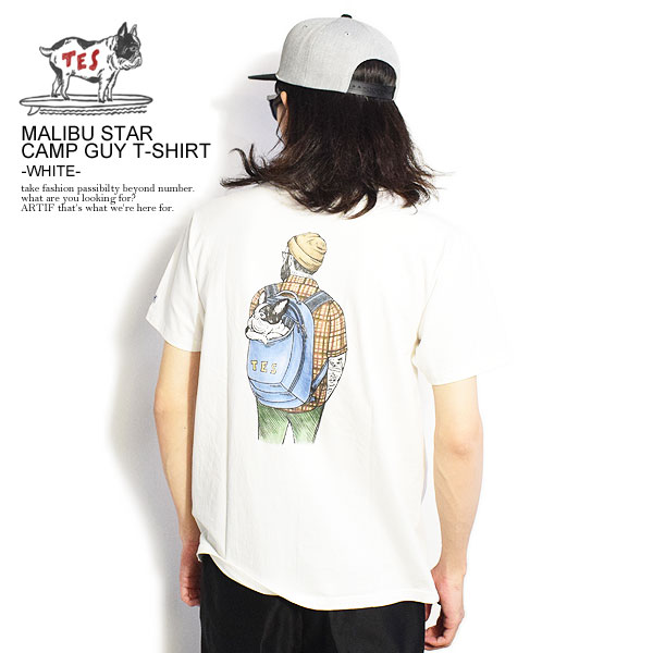 トップス, Tシャツ・カットソー  The Endless Summer TES MALIBU STAR CAMP GUY T-SHIRT -WHITE- fh-2574352w T 