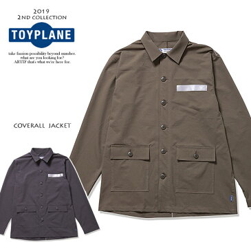 50%OFF SALE セール トイプレーン TOYPLANE COVERALL JACKET toyplane tp19-njk03 レディース メンズ ジャケット 送料無料 ストリート