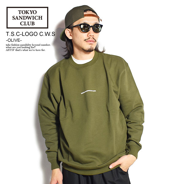 gELEThEBb`Nu TOKYO SANDWICH CLUB T.S.C-LOGO C.W.S -OLIVE- tsc-21-0021 fB[X Y XEFbg   Xg[g tsc