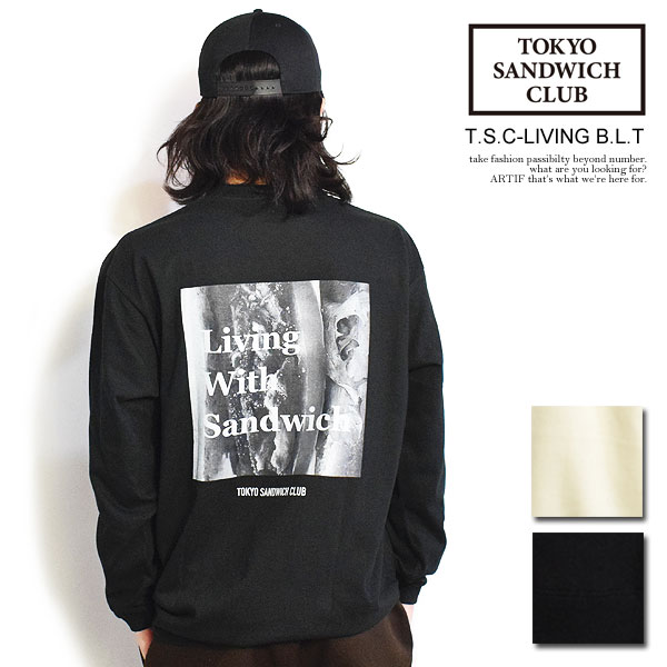 楽天niskyトウキョウサンドウィッチクラブ TOKYO SANDWICH CLUB T.S.C-LIVING B.L.T tsc-22-0083 メンズ Tシャツ ロンT 長袖 送料無料 ストリート