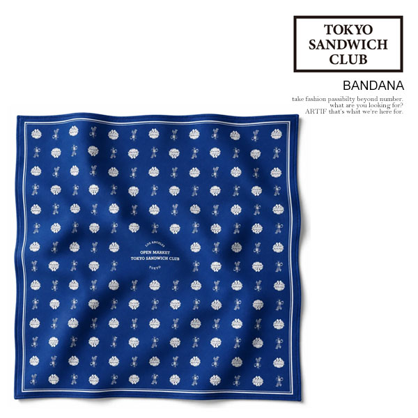 トウキョウサンドウィッチクラブ TOKYO SANDWICH CLUB BANDANA tsc-om-0005 メンズ...