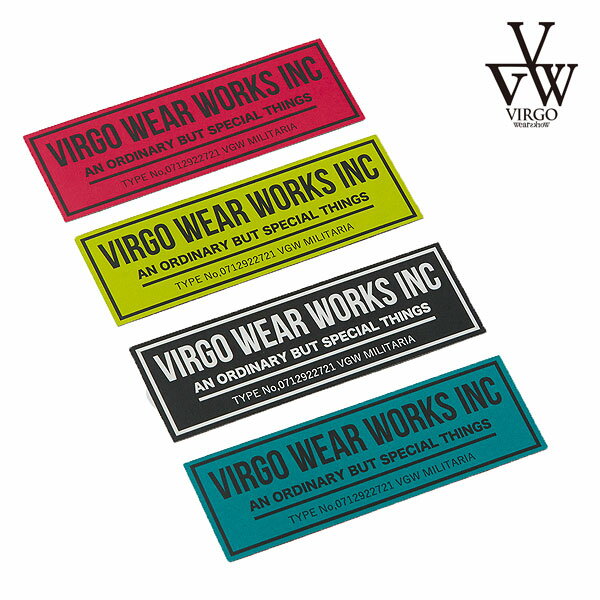 2024 春夏 先行予約 12月～1月入荷予定 ヴァルゴウェアワークス VIRGOwearworks 4p sticker set vg-gd-773 メンズ ステッカー キャンセル不可