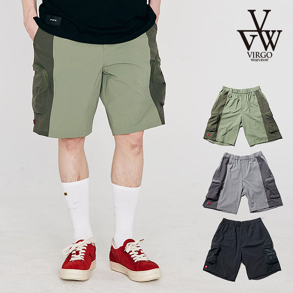 2024 春夏 先行予約 5月～6月入荷予定 ヴァルゴウェアワークス VIRGOwearworks Sandwich change shorts vg-pt-419 メンズ ショートパンツ 送料無料 キャンセル不可