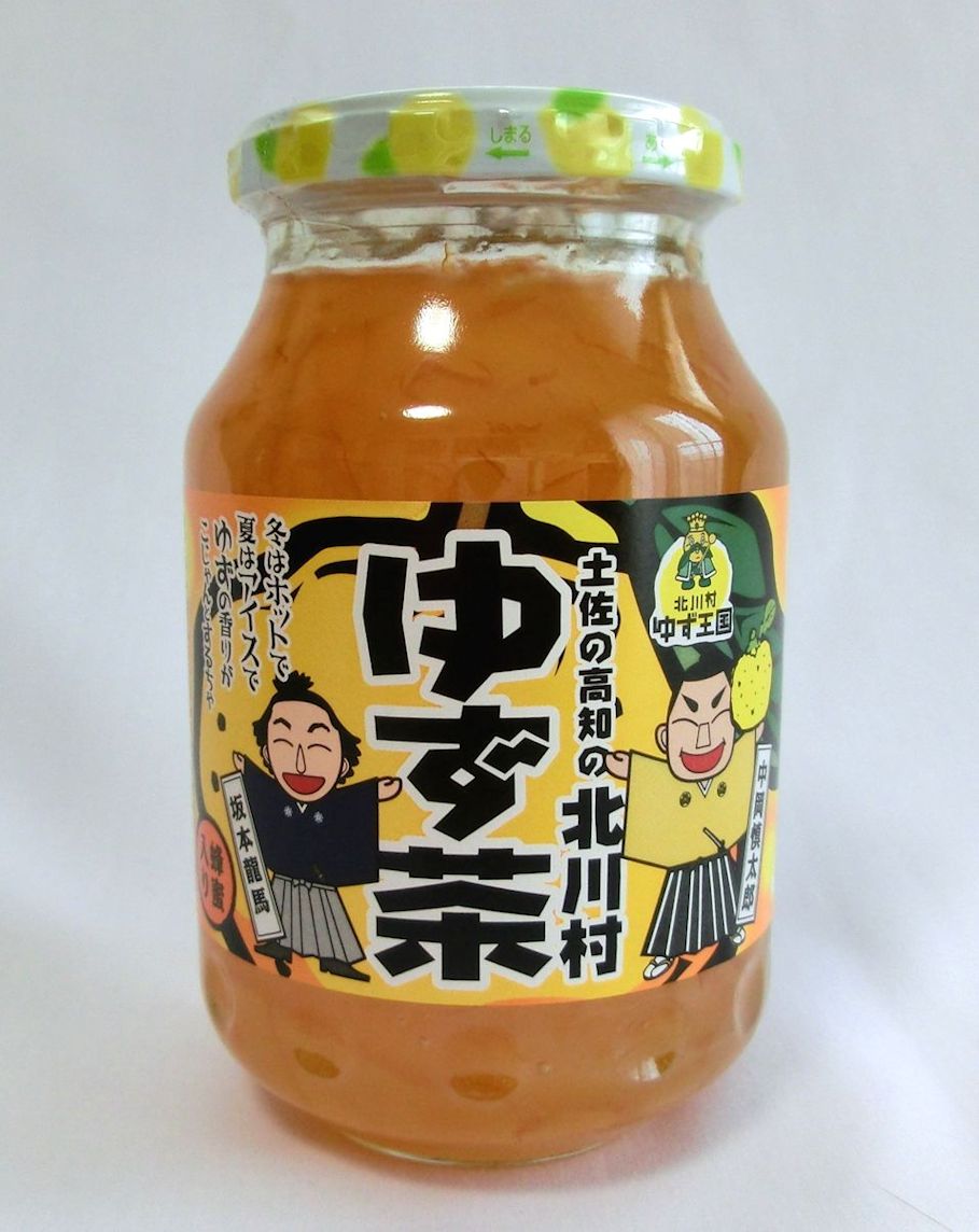 四国名産 【北川村のゆず茶】 570g×12本入り お徳用 高知県北川村ゆず王国 　お茶請けには（讃岐の柚子ドラ）を　【代引不可】【送料無料】