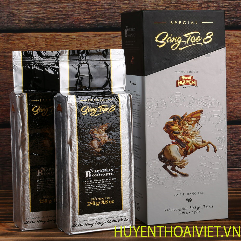 訳あり　特売【ベトナムコーヒー】TRUNG NGUYEN（SAN　TAO8）250GrX2袋【【ベトナムコーヒーのパイオニア店】化粧箱無しヨーロッパのよき時代の味がするチユングエンコーヒー　幻の狸コーヒーといわれる伝説のドリップコーヒー(銀色包装品）在庫調整