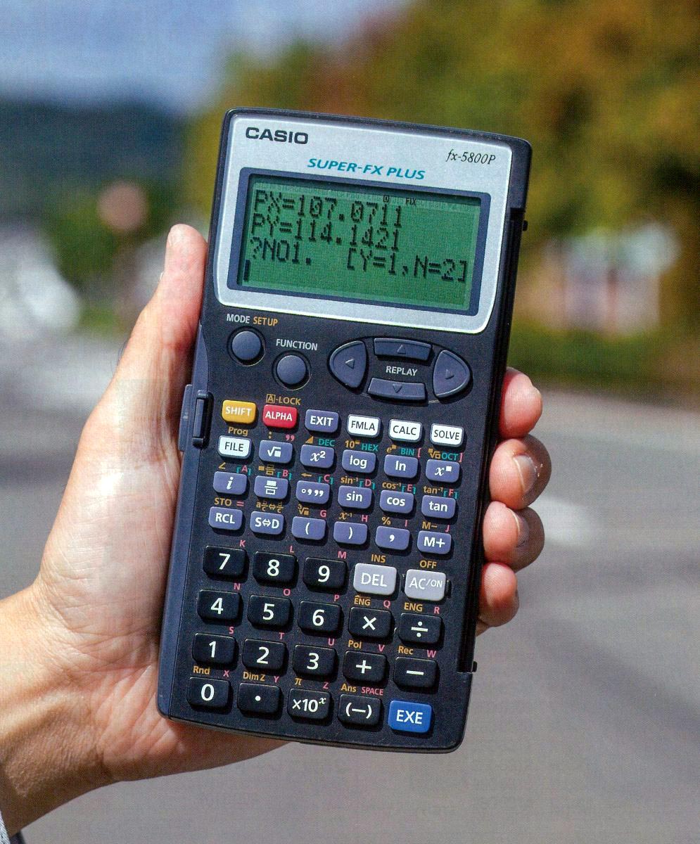 プログラム関数電卓　すぐるくん5800 