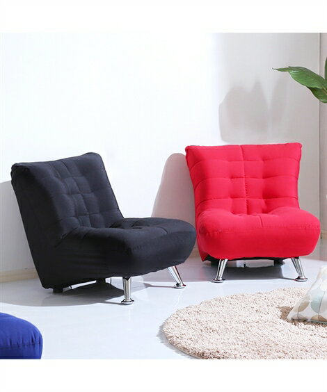 ソファー 1人掛け ソファ ロー モダン デザイン ファブリック グリーン/ネイビー/ピンク/ブラック/レッド 幅60cm おしゃれ 1人暮らし ニッセン ni...