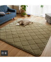 ラグ カーペット 絨毯 超ふっくら ウレタン 30mm 防音 オレンジ/グリーン/ネイビー/ベージュ 約185×240cm おしゃれ ニッセン nissen