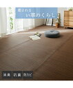 カーペット 絨毯 シンプルな畳素材のい草 ブラウン 江戸間3畳用 おしゃれ ニッセン nissen