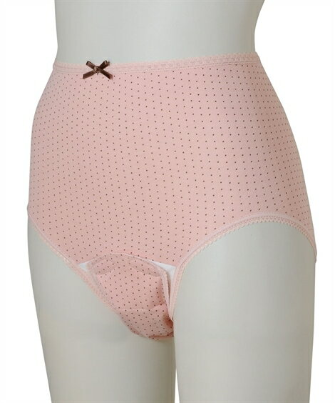 産褥ショーツ マタニティ ローズマダム ショーツ ママ 産褥 3枚組 黒ドット ピンクドット グレードット M〜L/L〜LL 産じょく 産後 インナー 下着 ニッセン nissen 3