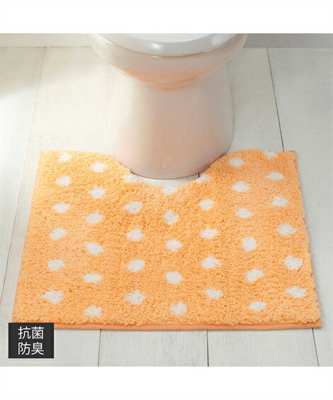 抗菌防臭 加工 ふんわリッチトイレ マット トイレ ピンク〜アイボリー おしゃれ かわいい ニッセン nissen