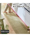 キッチンマット 洗いやすい 「優踏生」 約 60×270cm ベージュ/ブラウン/グリーン 長さ:〜270cm おしゃれ ニッセン nissen