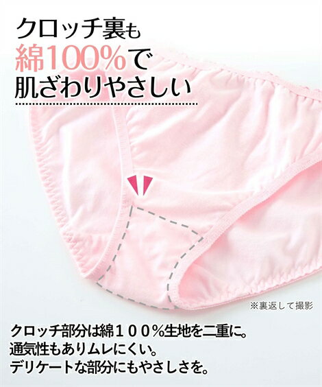 スタンダードショーツ|綿100%デザインショーツ10枚組_S/M/L/LL/3L_ニッセン_nissen
